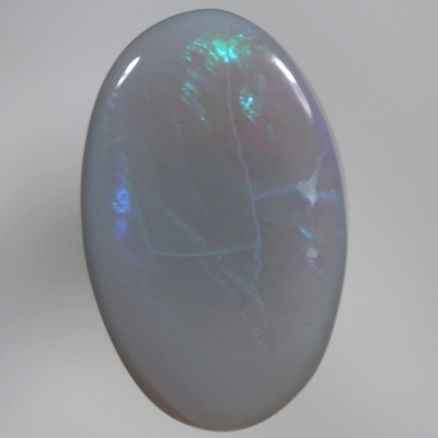 SOLID SEMI BLACK OPAL Green / turquoise rolling flash